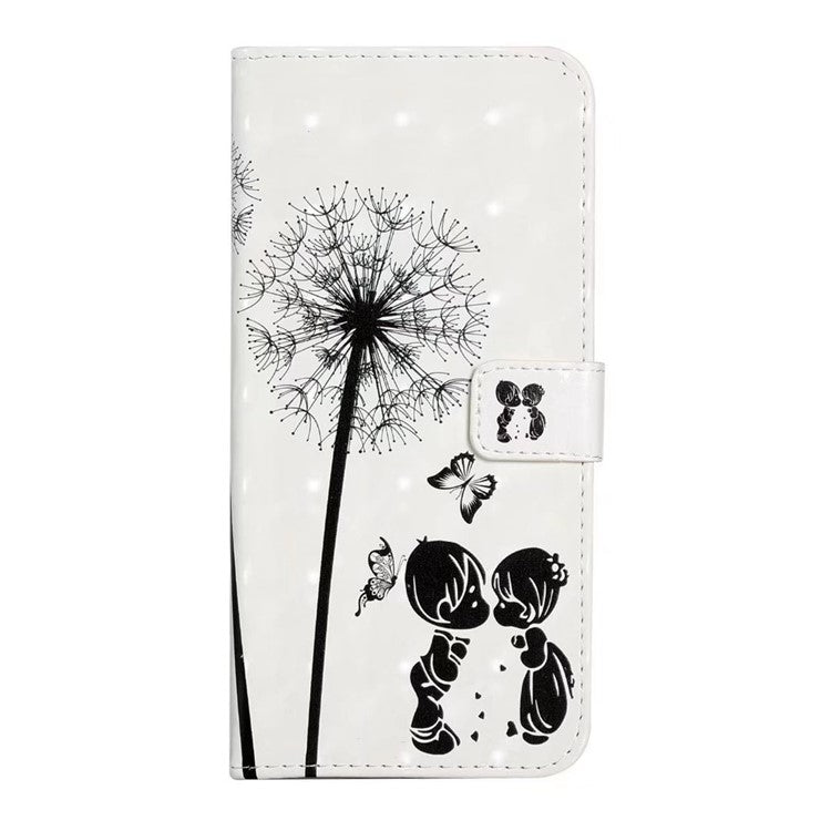 For OnePlus Nord 4 Case 3D Creative Pattern PU Leather Stand Phone Cover - Kids and Dandelion