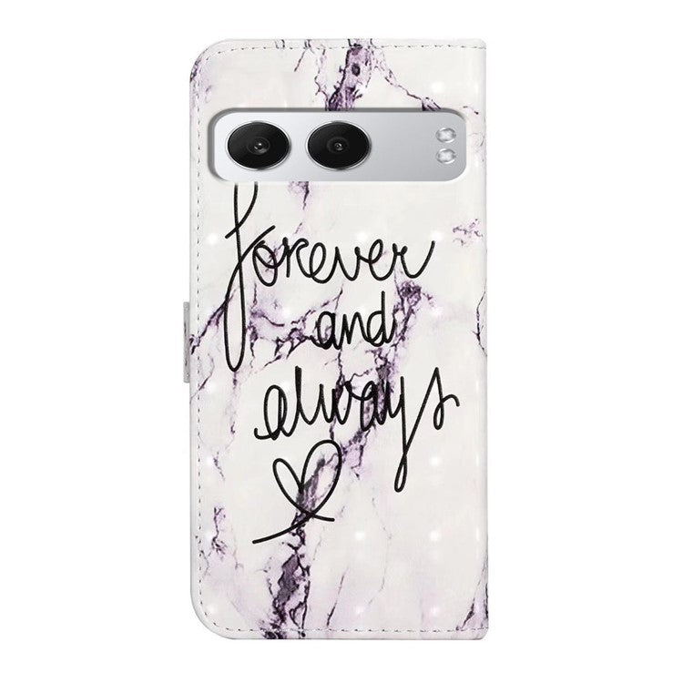 For OnePlus Nord 4 Case 3D Creative Pattern PU Leather Stand Phone Cover - Forever and Always