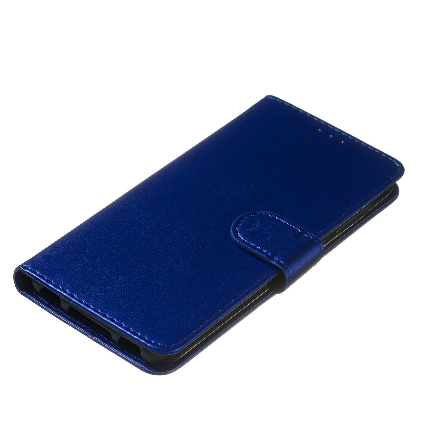 For Samsung Galaxy A06 Case PU Leather Flip Phone Cover Wallet Card Slot Holder - Blue