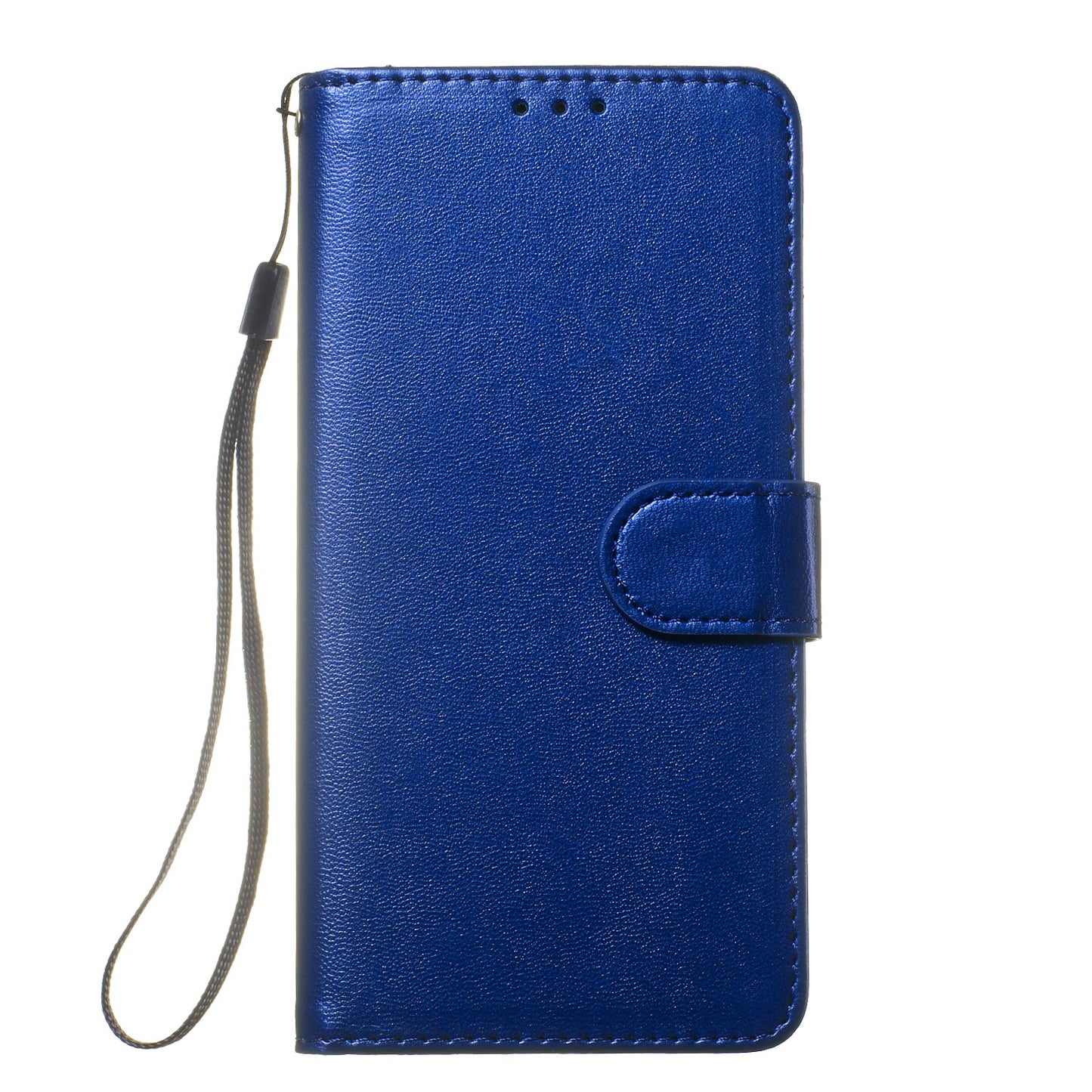 For Samsung Galaxy A06 Case PU Leather Flip Phone Cover Wallet Card Slot Holder - Blue