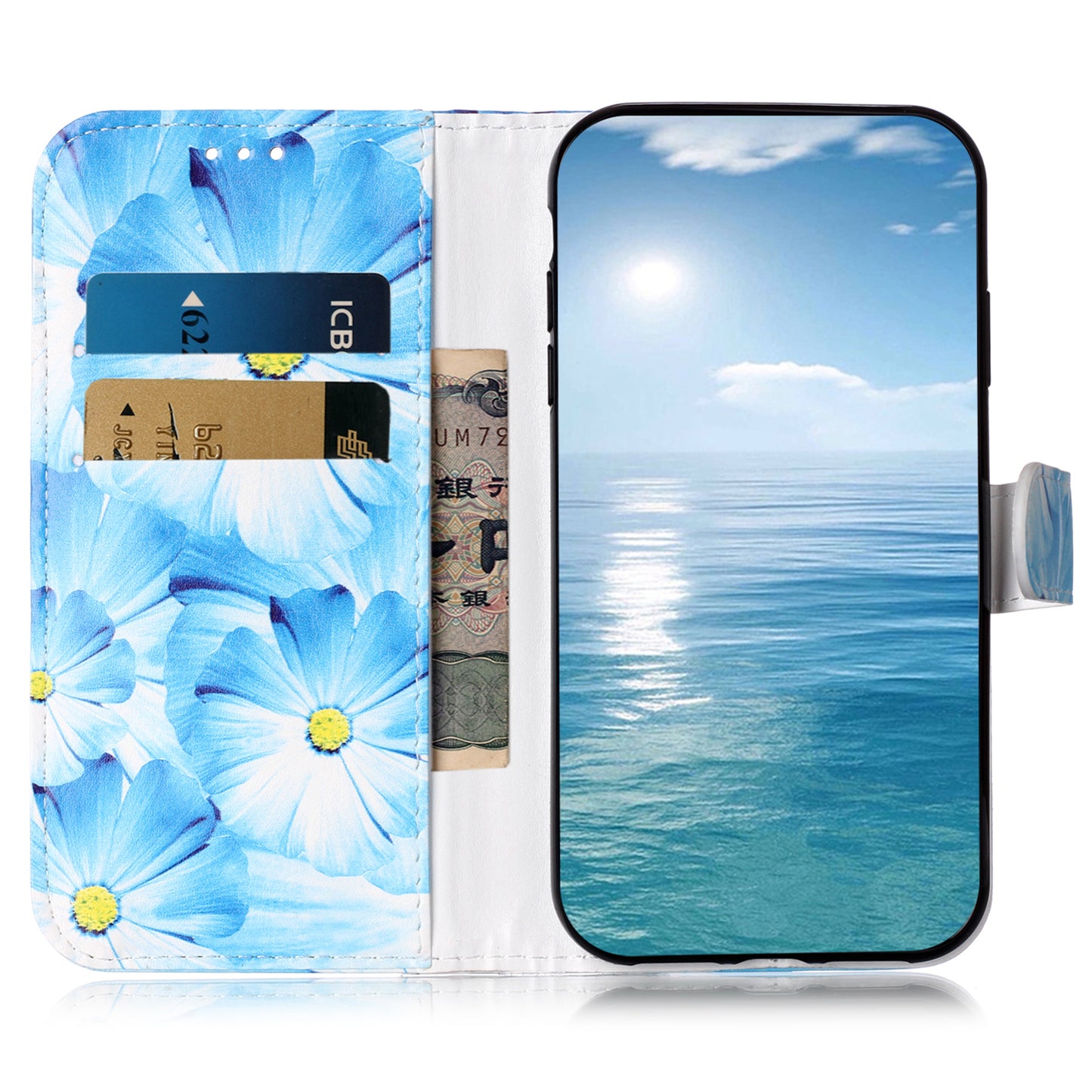 For Samsung Galaxy A06 Case Pattern PU Leather Flip Phone Cover - Orchid