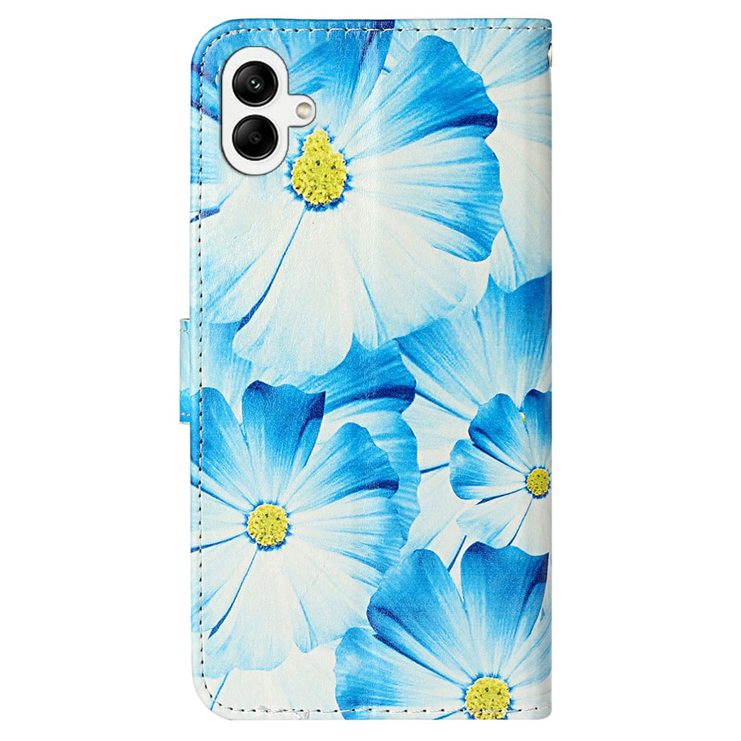 For Samsung Galaxy A06 Case Pattern PU Leather Flip Phone Cover - Orchid