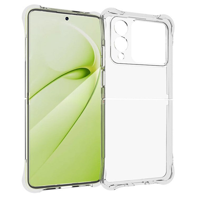For Huawei nova Flip 5G Case Transparent Flexible 2.0mm TPU Phone Cover