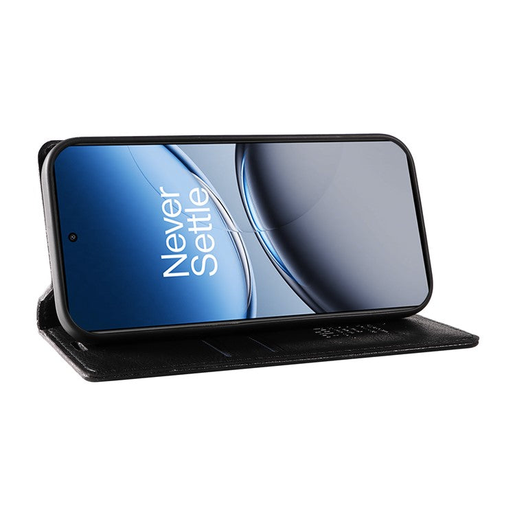 YIKATU YK-006 For OnePlus Nord 4 Case Wallet Litchi Grain Leather Phone Cover Magnetic Auto-Absorbed - Navy Blue