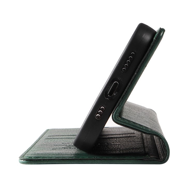 YIKATU YK-006 For OnePlus Nord 4 Case Wallet Litchi Grain Leather Phone Cover Magnetic Auto-Absorbed - Green