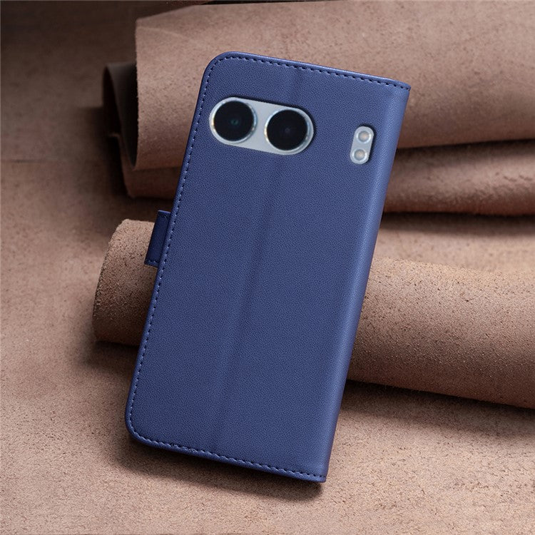 BINFEN COLOR BF17 For OnePlus Nord 4 Case Wallet Folio Flip Leather Cover - Blue