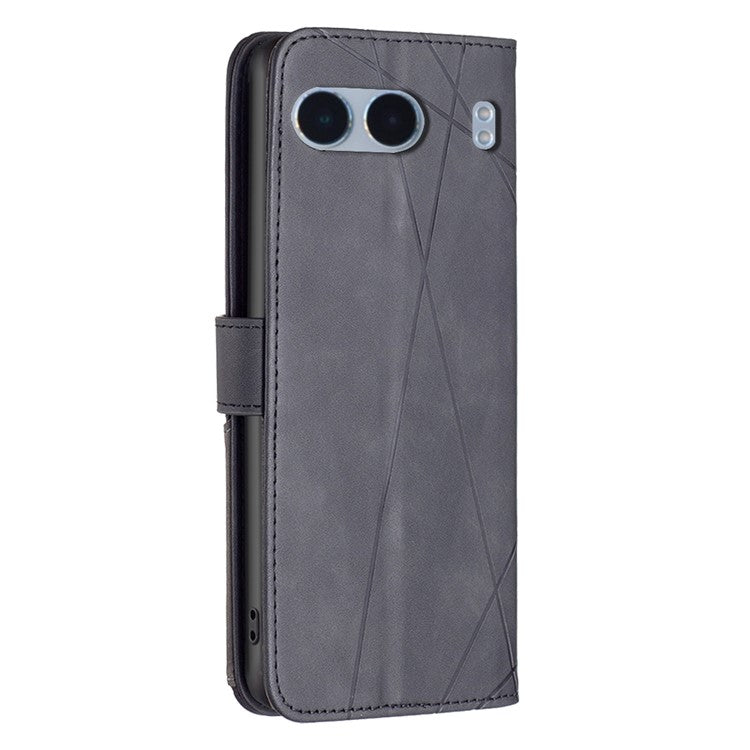 BINFEN COLOR BF05 For OnePlus Nord 4 Case Leather Phone Cover Wallet Stand - Black