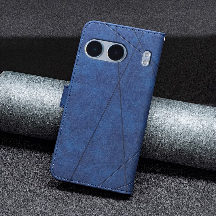 BINFEN COLOR BF05 For OnePlus Nord 4 Case Leather Phone Cover Wallet Stand - Blue