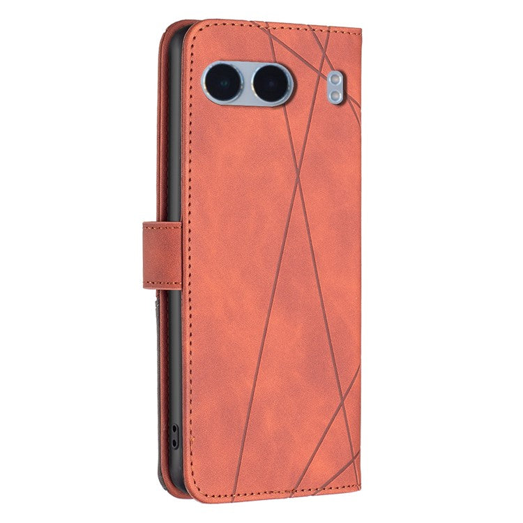 BINFEN COLOR BF05 For OnePlus Nord 4 Case Leather Phone Cover Wallet Stand - Brown