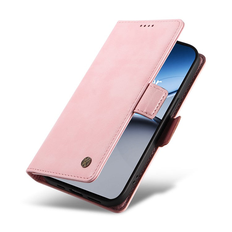 YIKATU YK-007 For OnePlus Nord 4 Case Side Buckle PU Leather Phone Cover Litchi Texture - Pink