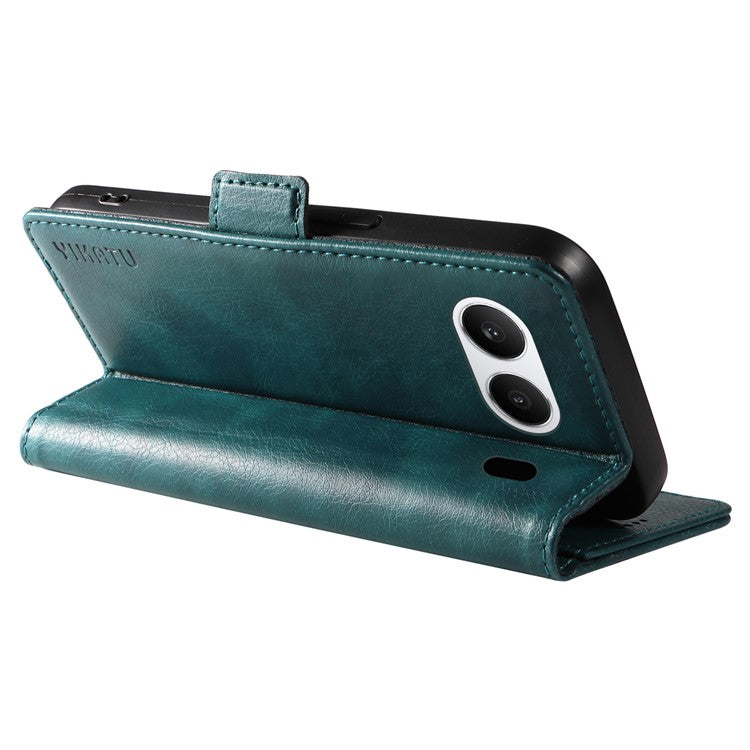 YIKATU YK-007 For OnePlus Nord 4 Case Side Buckle PU Leather Phone Cover Litchi Texture - Blue