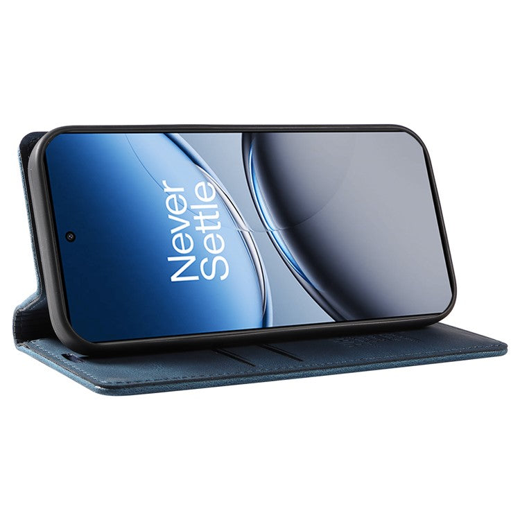 YIKATU YK-004 For OnePlus Nord 4 Case Leather Skin-Touch Phone Cover Magnetic Auto-Absorbed - Blue