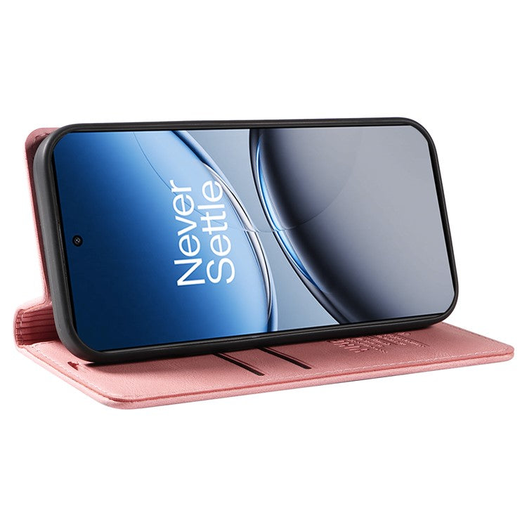 YIKATU YK-004 For OnePlus Nord 4 Case Leather Skin-Touch Phone Cover Magnetic Auto-Absorbed - Pink