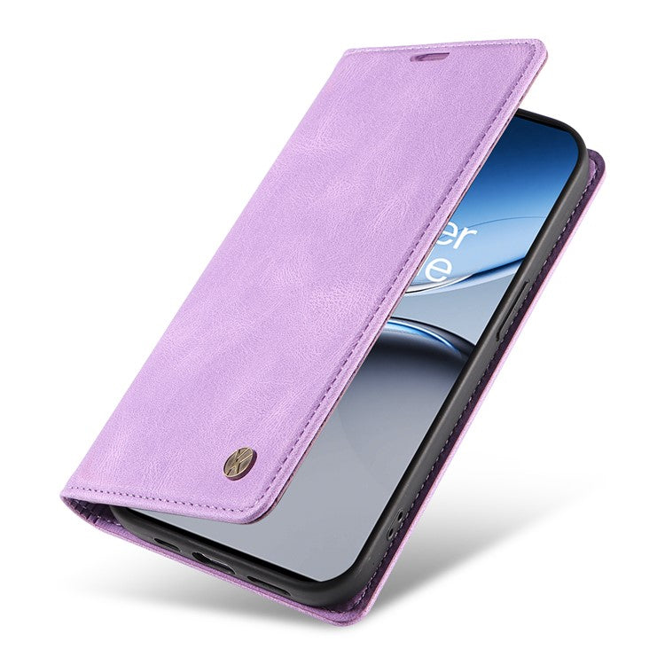 YIKATU YK-004 For OnePlus Nord 4 Case Leather Skin-Touch Phone Cover Magnetic Auto-Absorbed - Purple