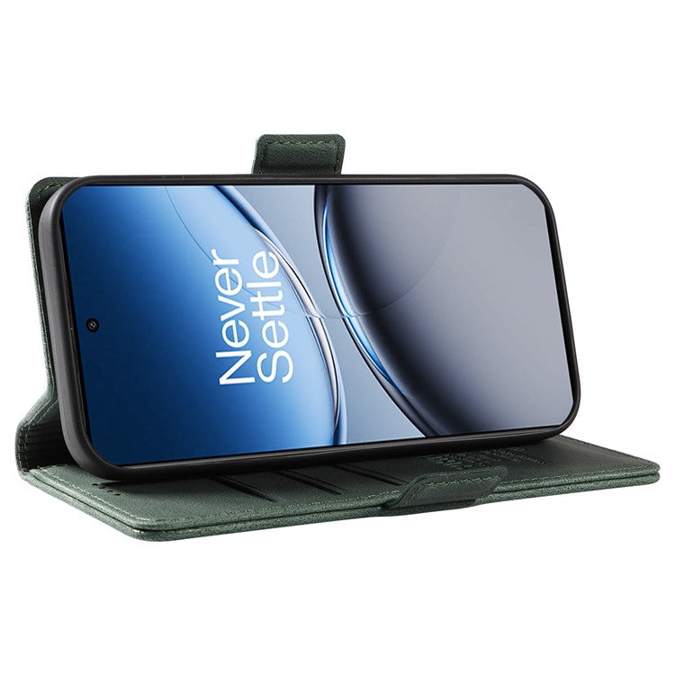 YIKATU YK-005 For OnePlus Nord 4 Case PU Leather Wallet Phone Cover Skin Touch Feeling - Green