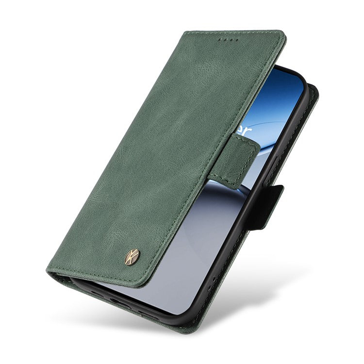YIKATU YK-005 For OnePlus Nord 4 Case PU Leather Wallet Phone Cover Skin Touch Feeling - Green