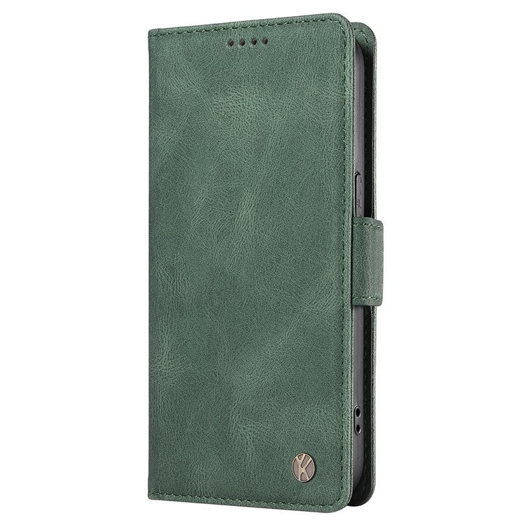 YIKATU YK-005 For OnePlus Nord 4 Case PU Leather Wallet Phone Cover Skin Touch Feeling - Green