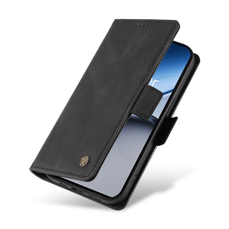 YIKATU YK-005 For OnePlus Nord 4 Case PU Leather Wallet Phone Cover Skin Touch Feeling - Black