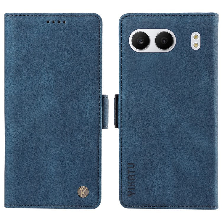 YIKATU YK-005 For OnePlus Nord 4 Case PU Leather Wallet Phone Cover Skin Touch Feeling - Blue