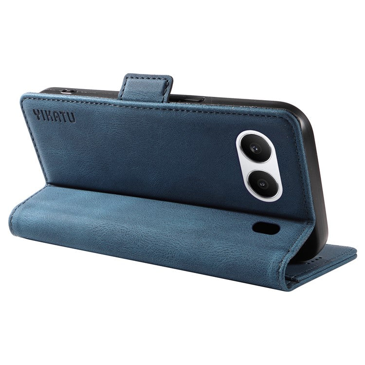 YIKATU YK-005 For OnePlus Nord 4 Case PU Leather Wallet Phone Cover Skin Touch Feeling - Blue
