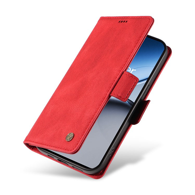 YIKATU YK-005 For OnePlus Nord 4 Case PU Leather Wallet Phone Cover Skin Touch Feeling - Red