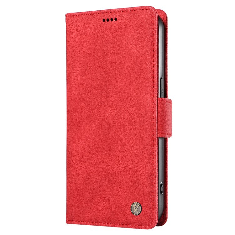 YIKATU YK-005 For OnePlus Nord 4 Case PU Leather Wallet Phone Cover Skin Touch Feeling - Red