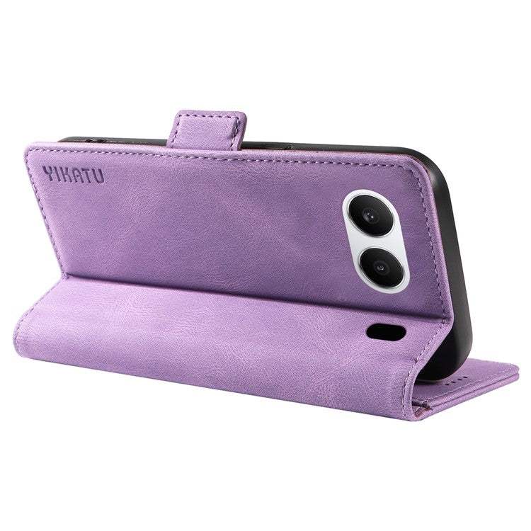 YIKATU YK-005 For OnePlus Nord 4 Case PU Leather Wallet Phone Cover Skin Touch Feeling - Purple