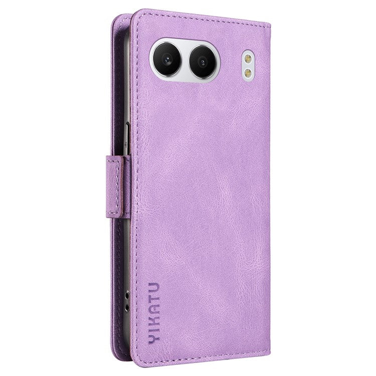 YIKATU YK-005 For OnePlus Nord 4 Case PU Leather Wallet Phone Cover Skin Touch Feeling - Purple