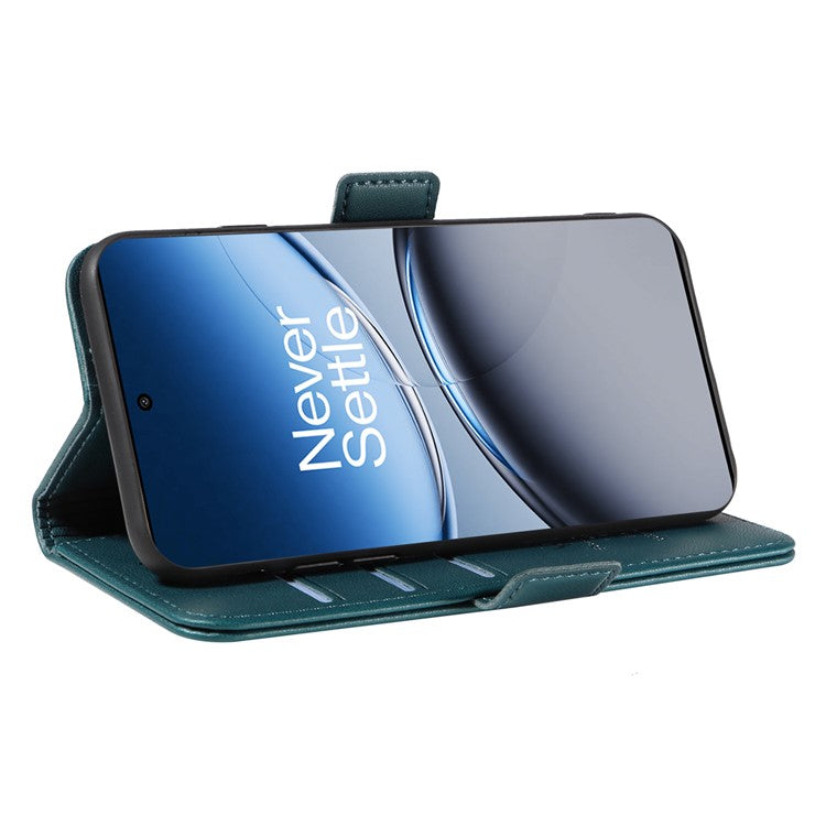 YIKATU YK-003 For OnePlus Nord 4 Case Wallet Stand Leather Phone Cover Side Buckle - Green