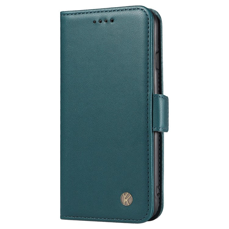 YIKATU YK-003 For OnePlus Nord 4 Case Wallet Stand Leather Phone Cover Side Buckle - Green