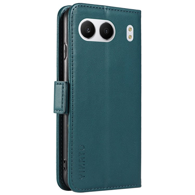 YIKATU YK-003 For OnePlus Nord 4 Case Wallet Stand Leather Phone Cover Side Buckle - Green