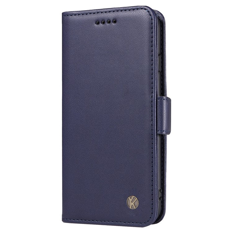 YIKATU YK-003 For OnePlus Nord 4 Case Wallet Stand Leather Phone Cover Side Buckle - Sapphire
