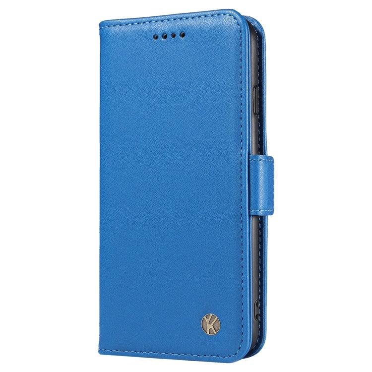 YIKATU YK-003 For OnePlus Nord 4 Case Wallet Stand Leather Phone Cover Side Buckle - Sky Blue