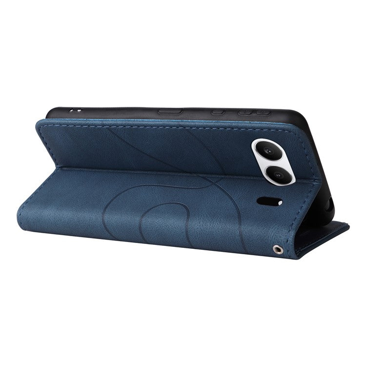 KT Leather Series-1 For OnePlus Nord 4 Leather Case Color Splicing Phone Cover Wallet Stand - Blue