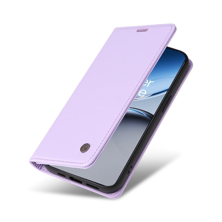 YIKATU YK-001 For OnePlus Nord 4 Case Stand Leather Phone Cover Strong Magnetic Closure - Light Purple
