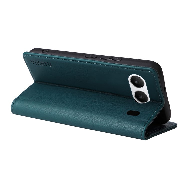 YIKATU YK-001 For OnePlus Nord 4 Case Stand Leather Phone Cover Strong Magnetic Closure - Green