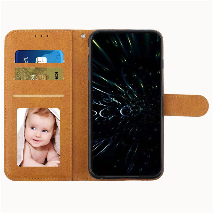 For Samsung Galaxy M35 5G Case Stand Flip Protective Leather Phone Cover - Yellow