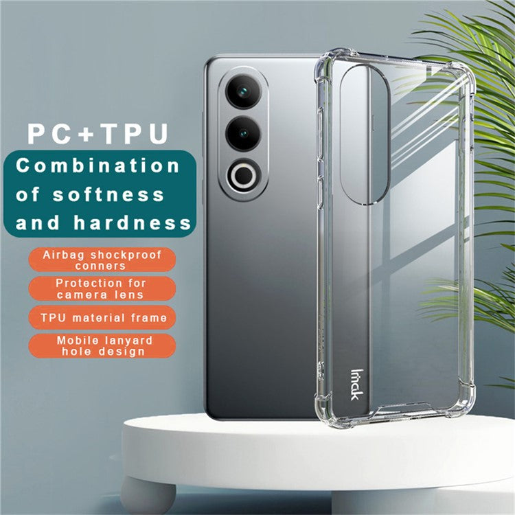 IMAK For OnePlus Ace 3V 5G Case PC+TPU Shockproof Clear Phone Cover