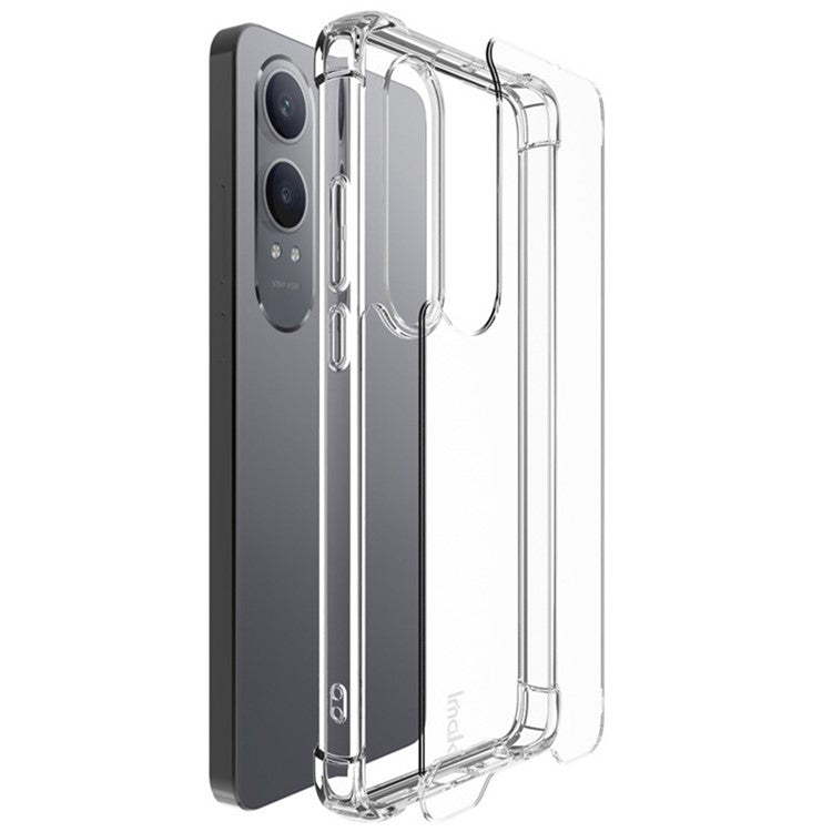 IMAK For OnePlus Nord CE4 Lite 5G / Oppo K12x 5G (China) Case PC+TPU Shockproof Clear Phone Cover