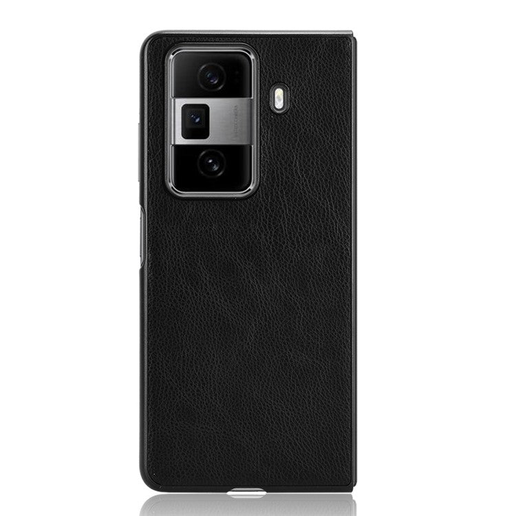 For Honor Magic Vs3 5G Case Litchi Texture PU Leather + PC Phone Cover - Black
