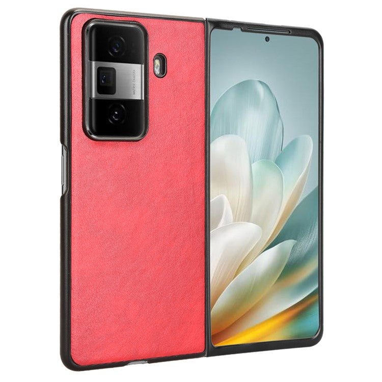 For Honor Magic Vs3 5G Case Litchi Texture PU Leather + PC Phone Cover - Red