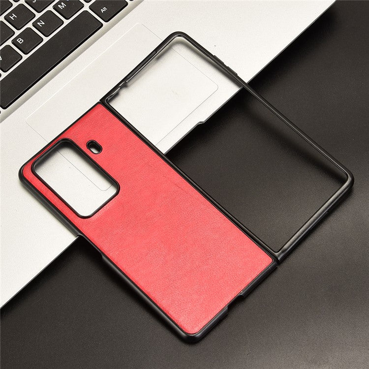 For Honor Magic Vs3 5G Case Litchi Texture PU Leather + PC Phone Cover - Red