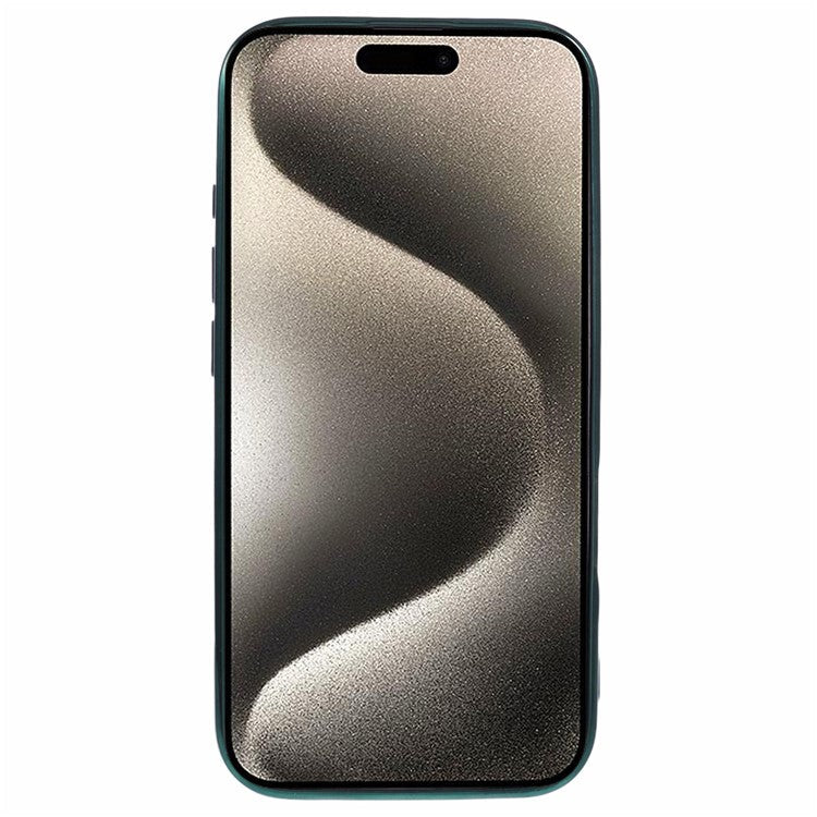AR Series For iPhone 16 Plus Case Compatible with MagSafe Gear Design TPU Phone Cover with Lens Film - Green