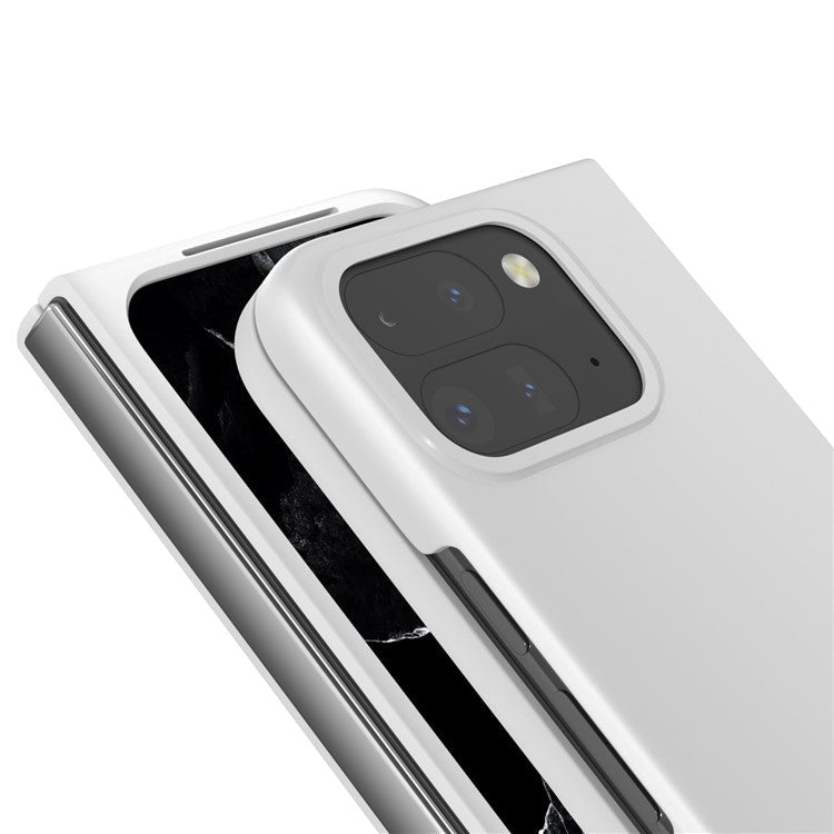 ABEEL For Google Pixel 9 Pro Fold 5G Case Hard PC Protective Phone Cover Skin Touch Feeling - White