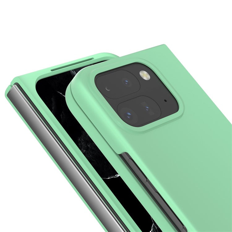 ABEEL For Google Pixel 9 Pro Fold 5G Case Hard PC Protective Phone Cover Skin Touch Feeling - Light Green