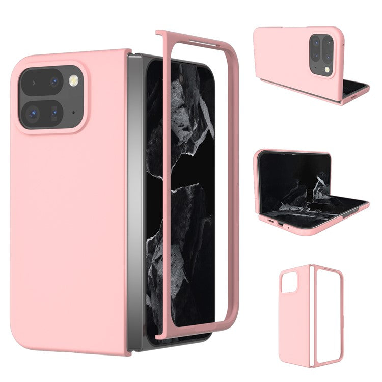 ABEEL For Google Pixel 9 Pro Fold 5G Case Hard PC Protective Phone Cover Skin Touch Feeling - Pink