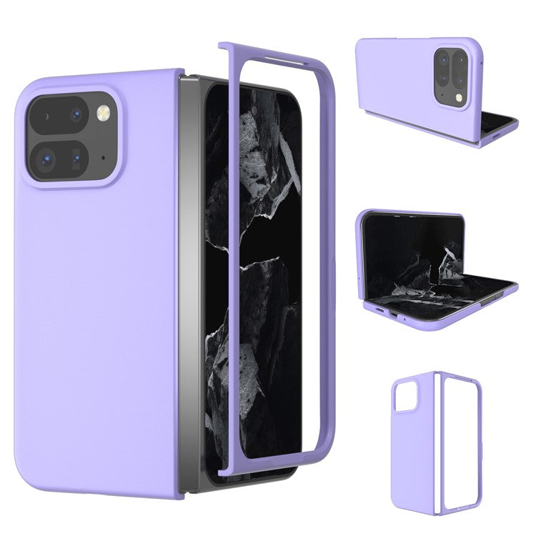 ABEEL For Google Pixel 9 Pro Fold 5G Case Hard PC Protective Phone Cover Skin Touch Feeling - Purple