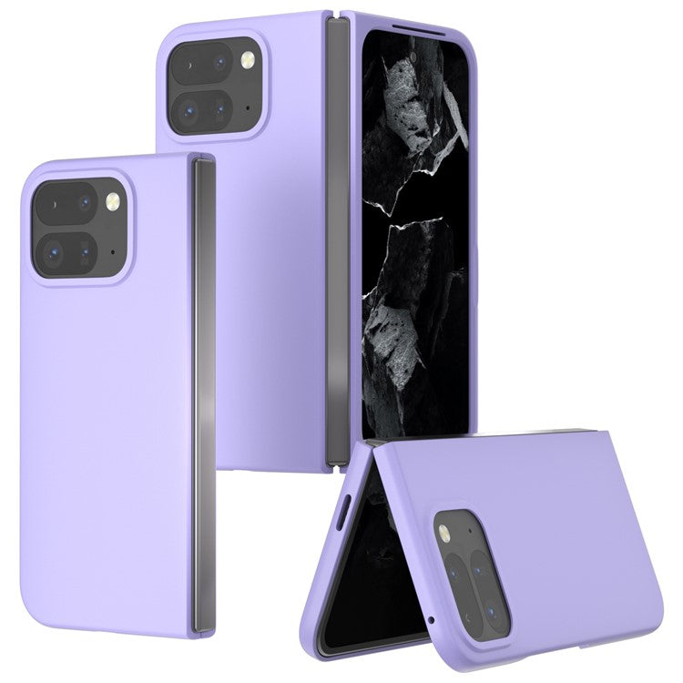 ABEEL For Google Pixel 9 Pro Fold 5G Case Hard PC Protective Phone Cover Skin Touch Feeling - Purple