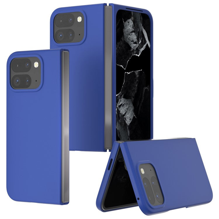 ABEEL For Google Pixel 9 Pro Fold 5G Case Hard PC Protective Phone Cover Skin Touch Feeling - Dark Blue