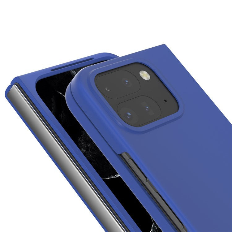ABEEL For Google Pixel 9 Pro Fold 5G Case Hard PC Protective Phone Cover Skin Touch Feeling - Dark Blue